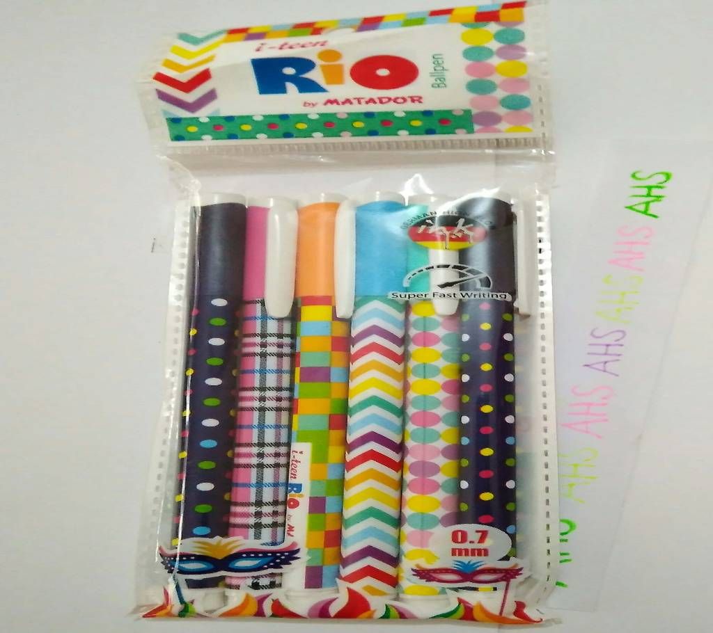 Matador i-teen Rio Ball Pen 6 pcs