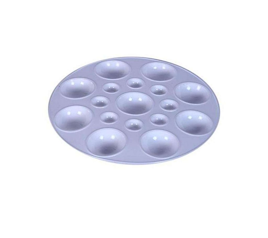 Artist Paint Round Palette - White (12pcs)