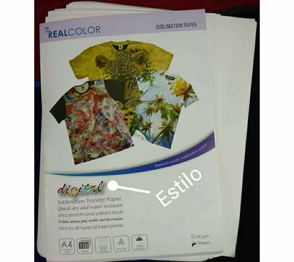 Sublimation Paper 10 Pieces