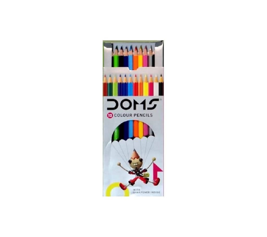 Doms 12 Colour Pencil
