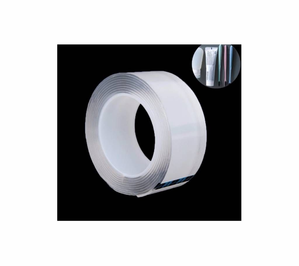 1meter Strong Acrylic Nano Super Transparent Reusable Waterproof Double Sided Adhesive Tapes