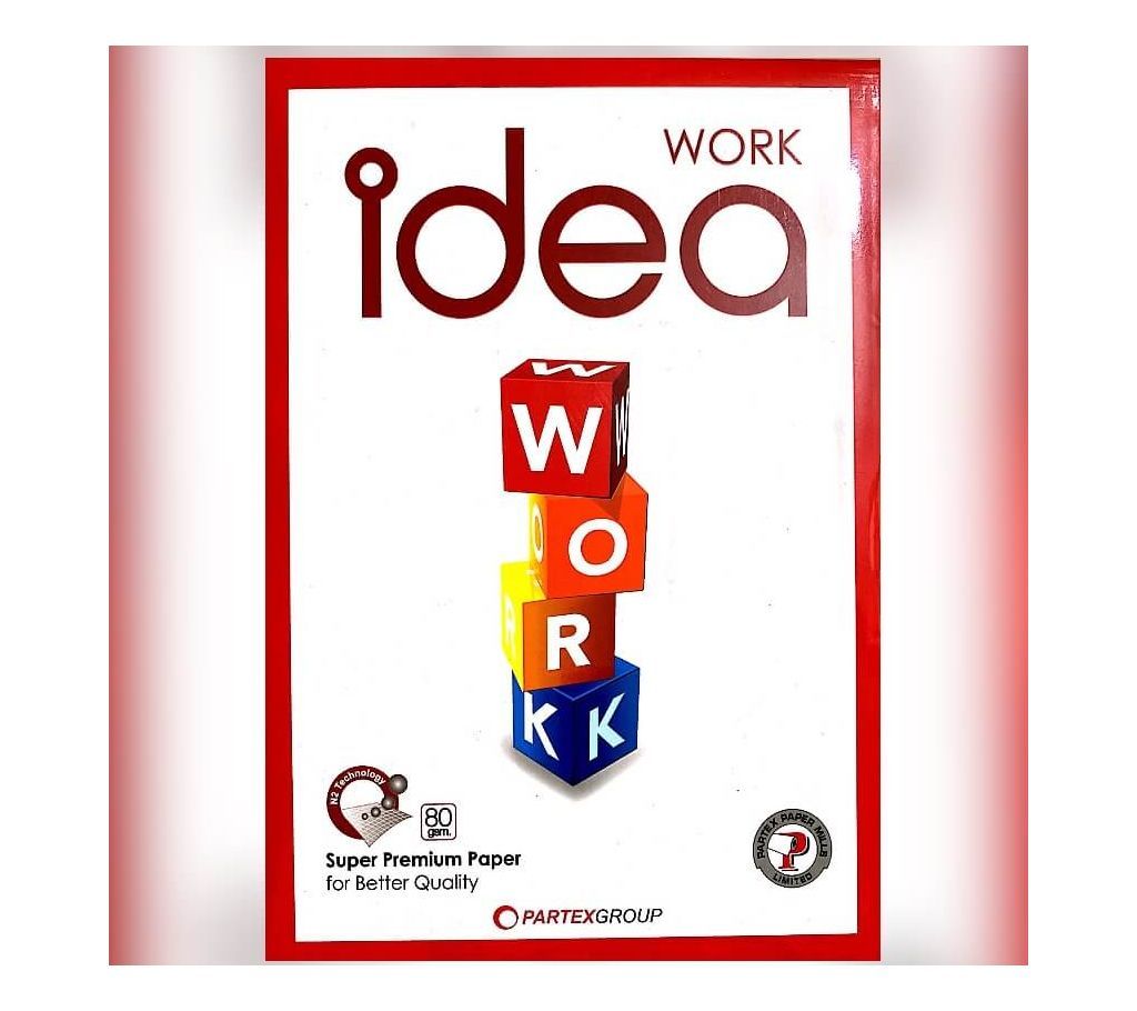 Idea A4 Size Paper-500 Sheets-80 GSM