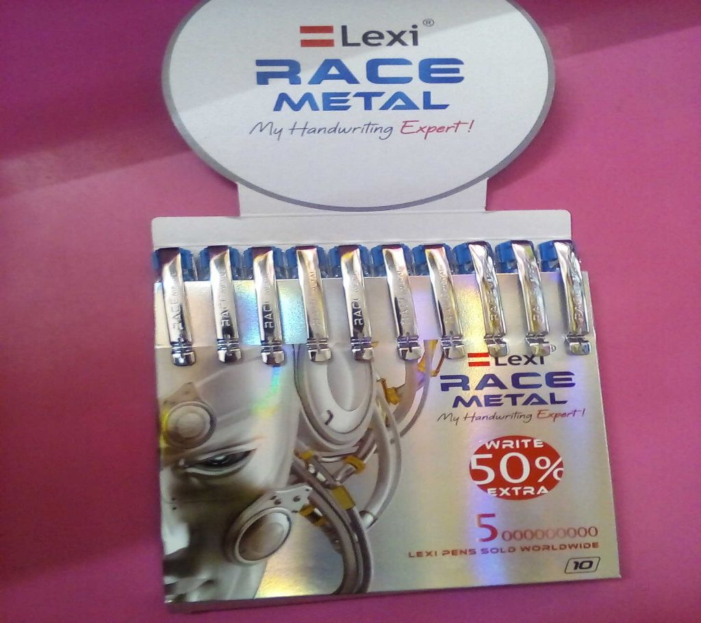 LEXI-RACE METAL SEMI GEL BALL PEN (10 pcs)