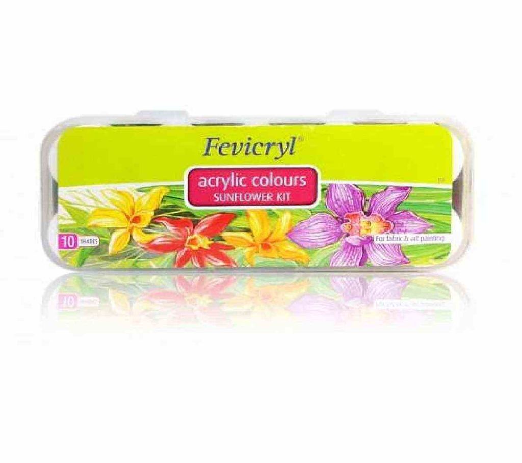 Acrylic Color Sunflower Kit 10 Shades