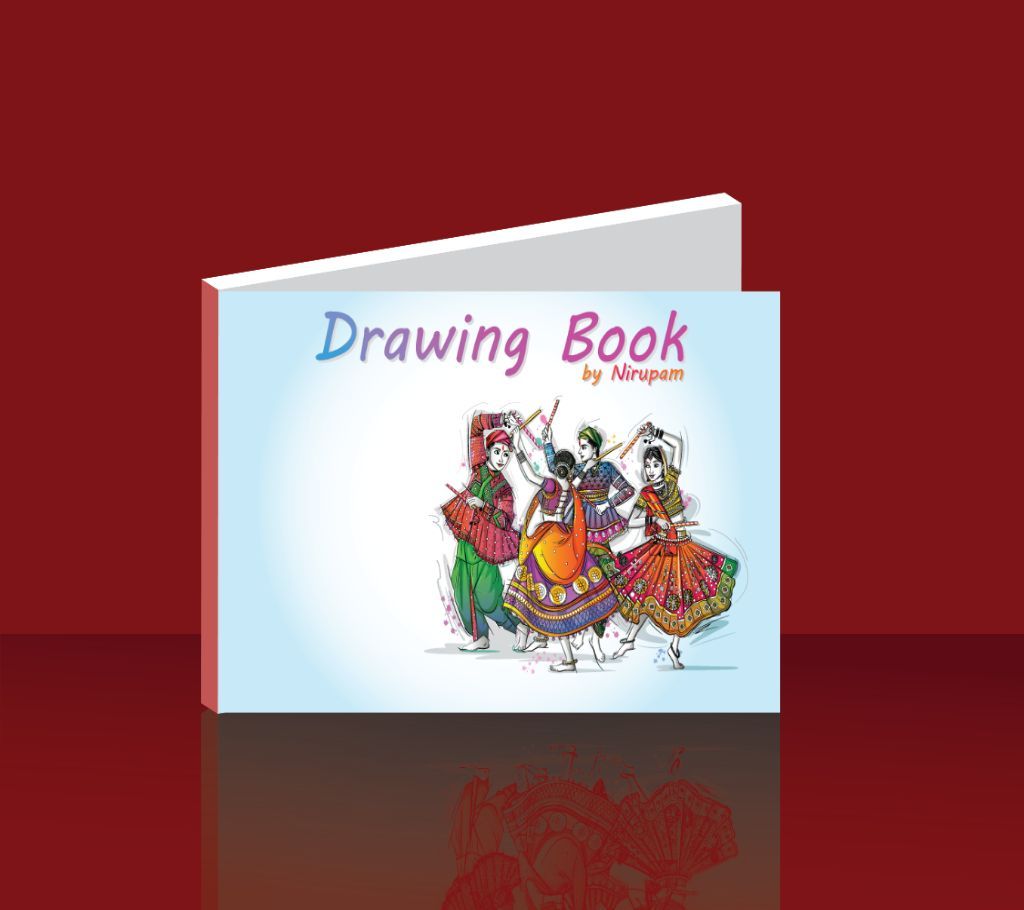 28 cm*18 cm 120 gsm Drawing Book 100 page.(50 sheets ).