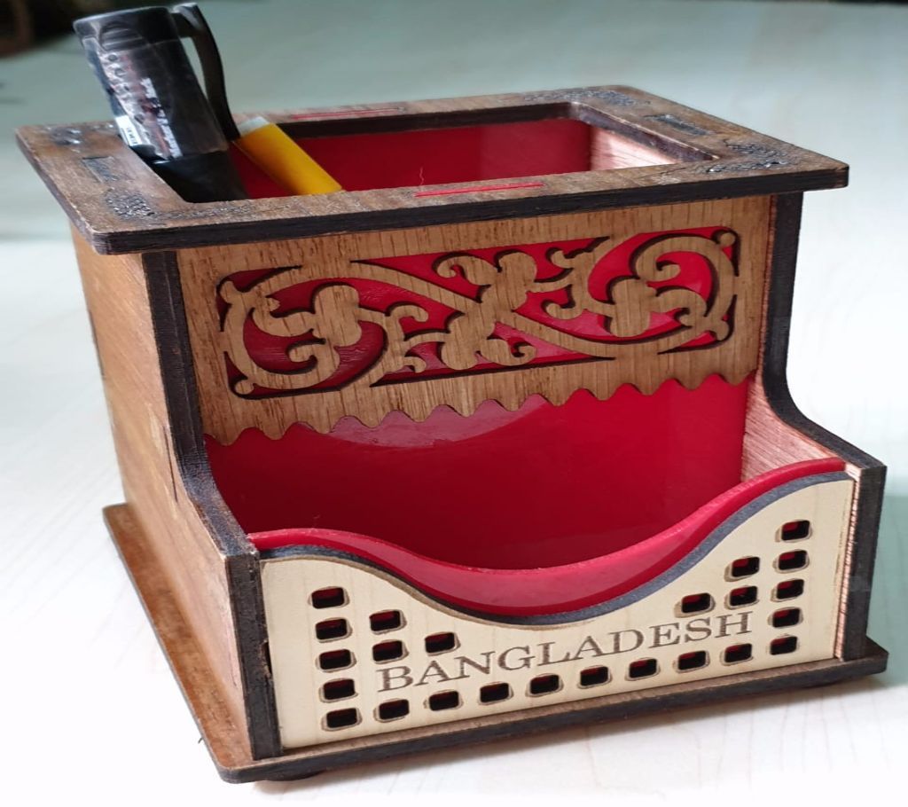 Pen Holder Wood 