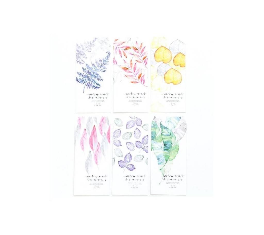 6 pcs Natural Plants Envelope