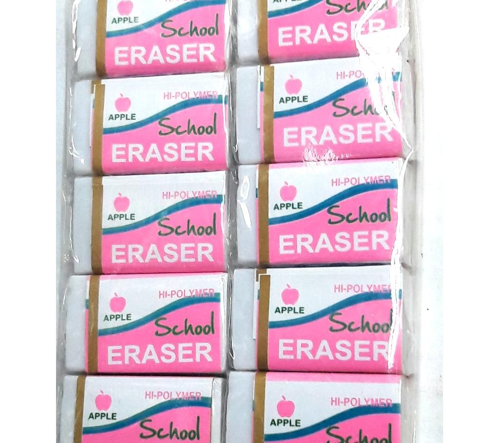 Apple Eraser - 12 pcs