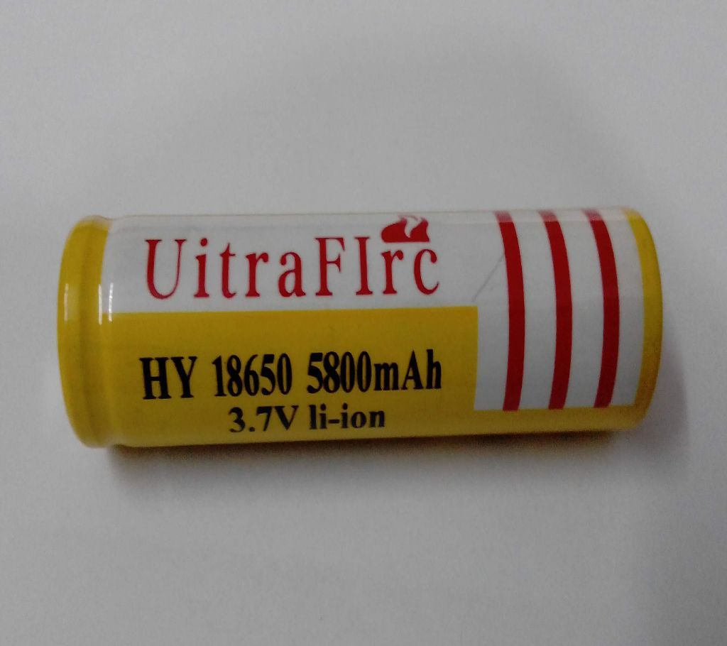 3.7V 5800 mAh 18650 Rechargeable Li-ion- 1pcs