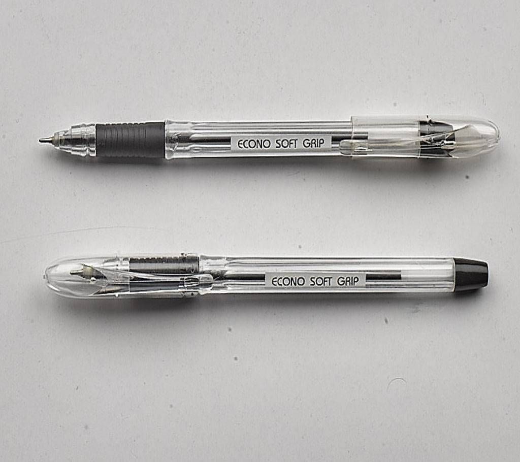 ECONO Soft Grip Ball Pen - 3 Packet