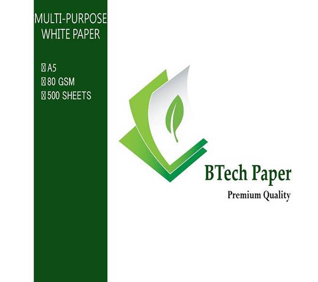 BTech A5 Offset Paper (500 Pcs)