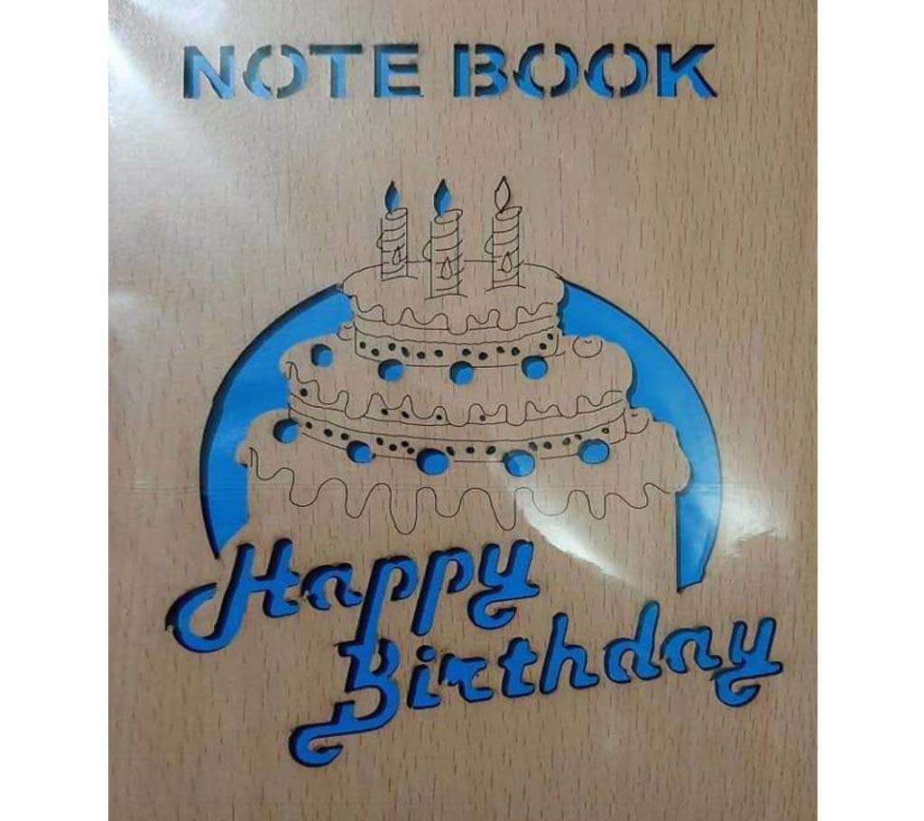 Wooden Note Book (Love Shape)