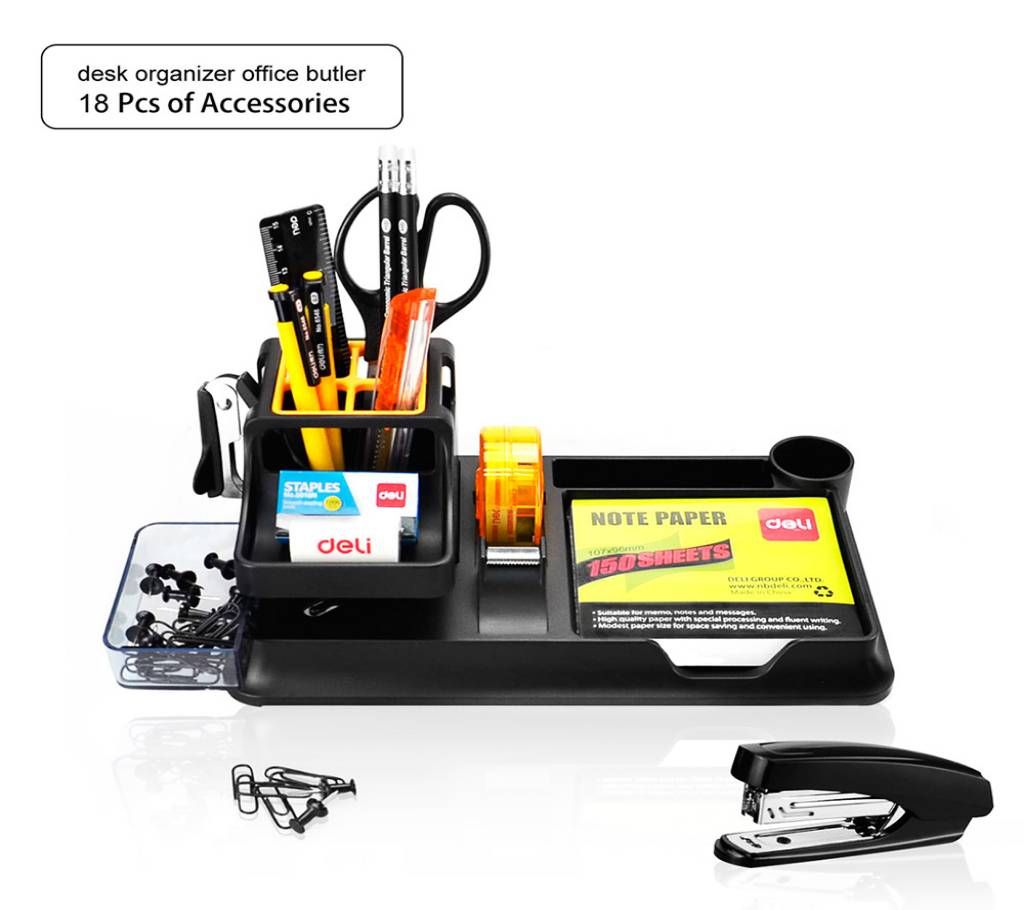 Deli-38252 Desk Organizer Office Butler - 1Pc