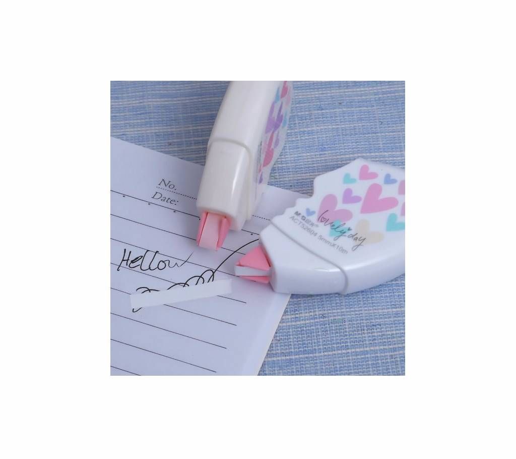 2Pcs\set Cute Love Heart Correction Tape