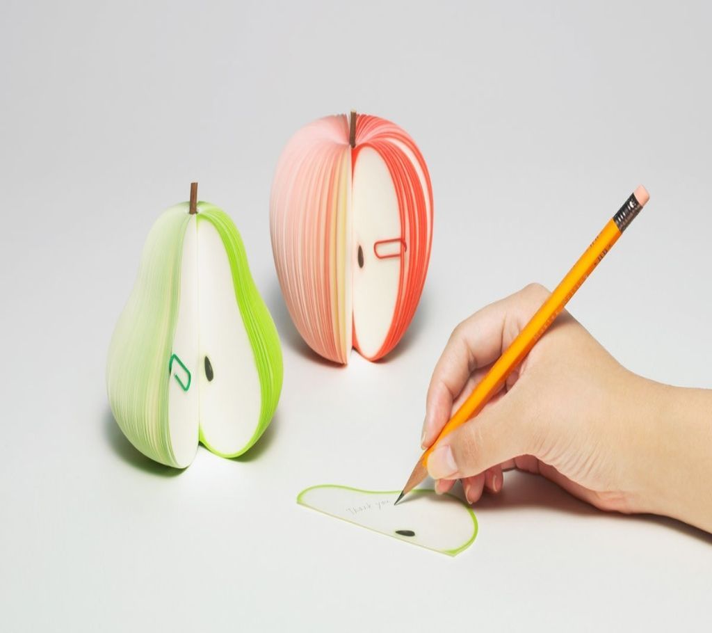 Apple Shaped Note Pad-Random Color 