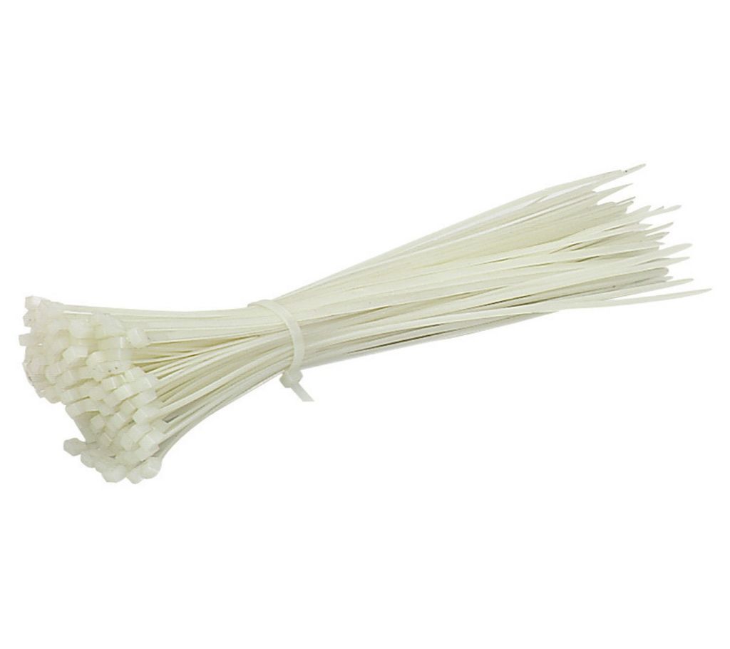 100 Pcs 8 Inch Self-locking Nylon Cable Ties Zip Ties Plastic Straps