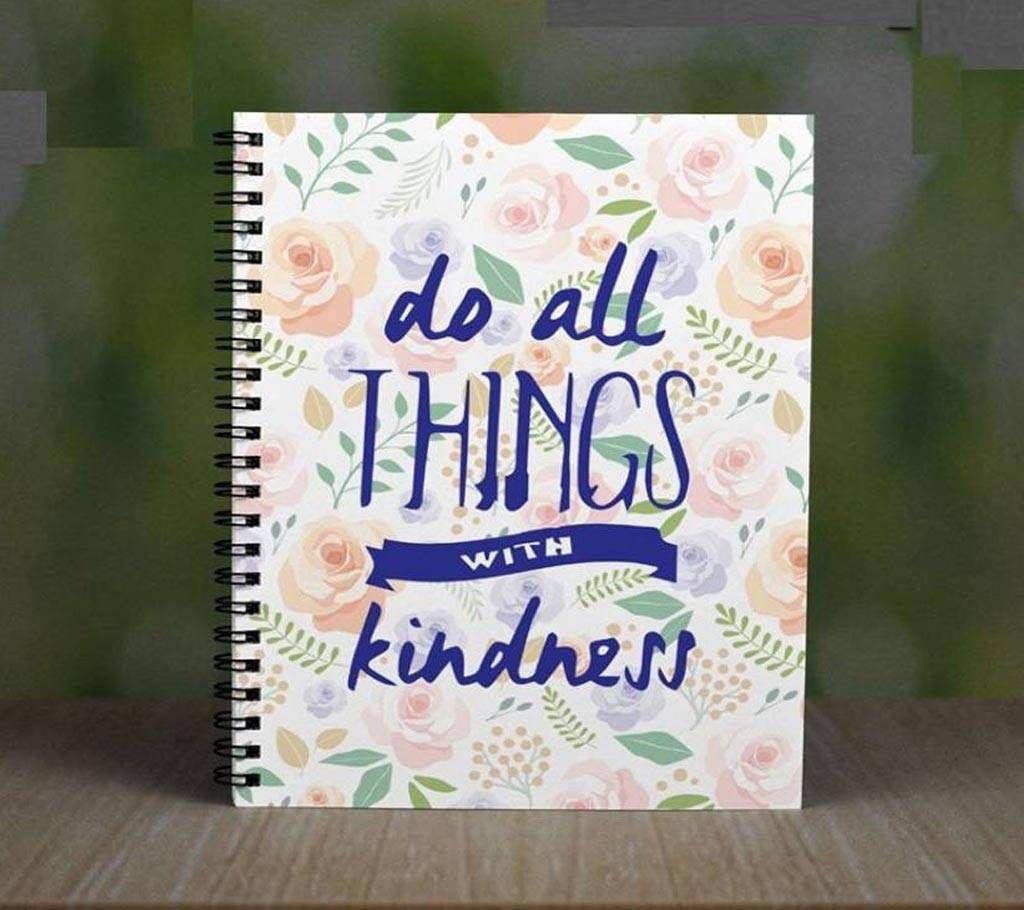 Note Book Floral (Lined)