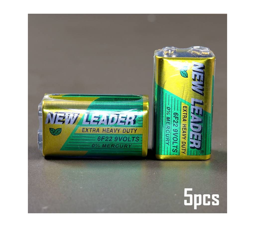 New Leader 9V Battery - 5 pieces 