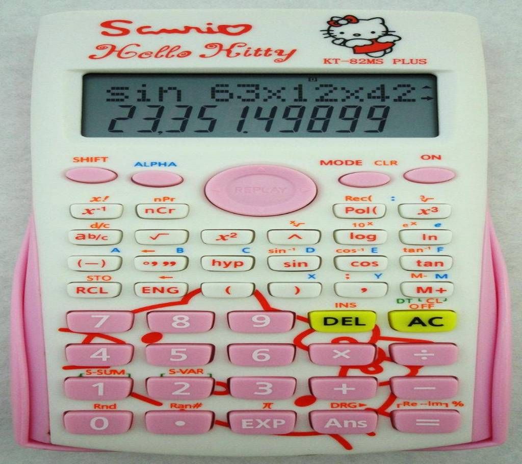Hello Kitty Scientific Calculator - Pink