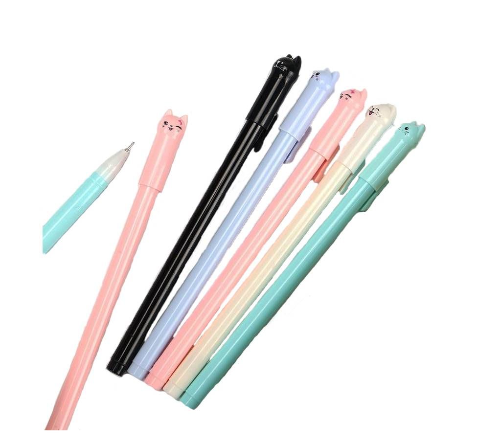 Cat Gel Pen (3 piece) 0.5mm