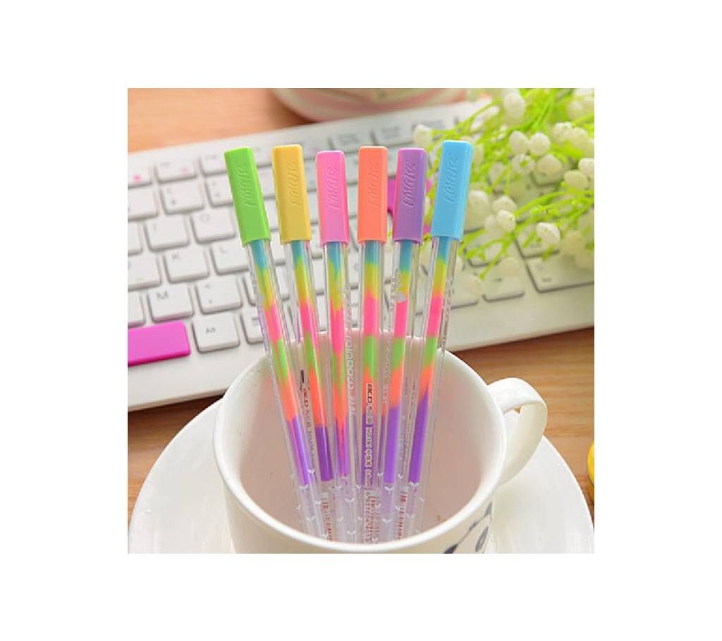 Magic 6 colors Ink Gel Pen ( 3 Pieces)