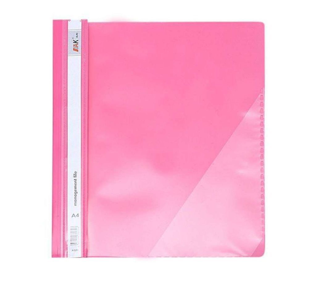 A4 Size Management File - Pink (5pcs)