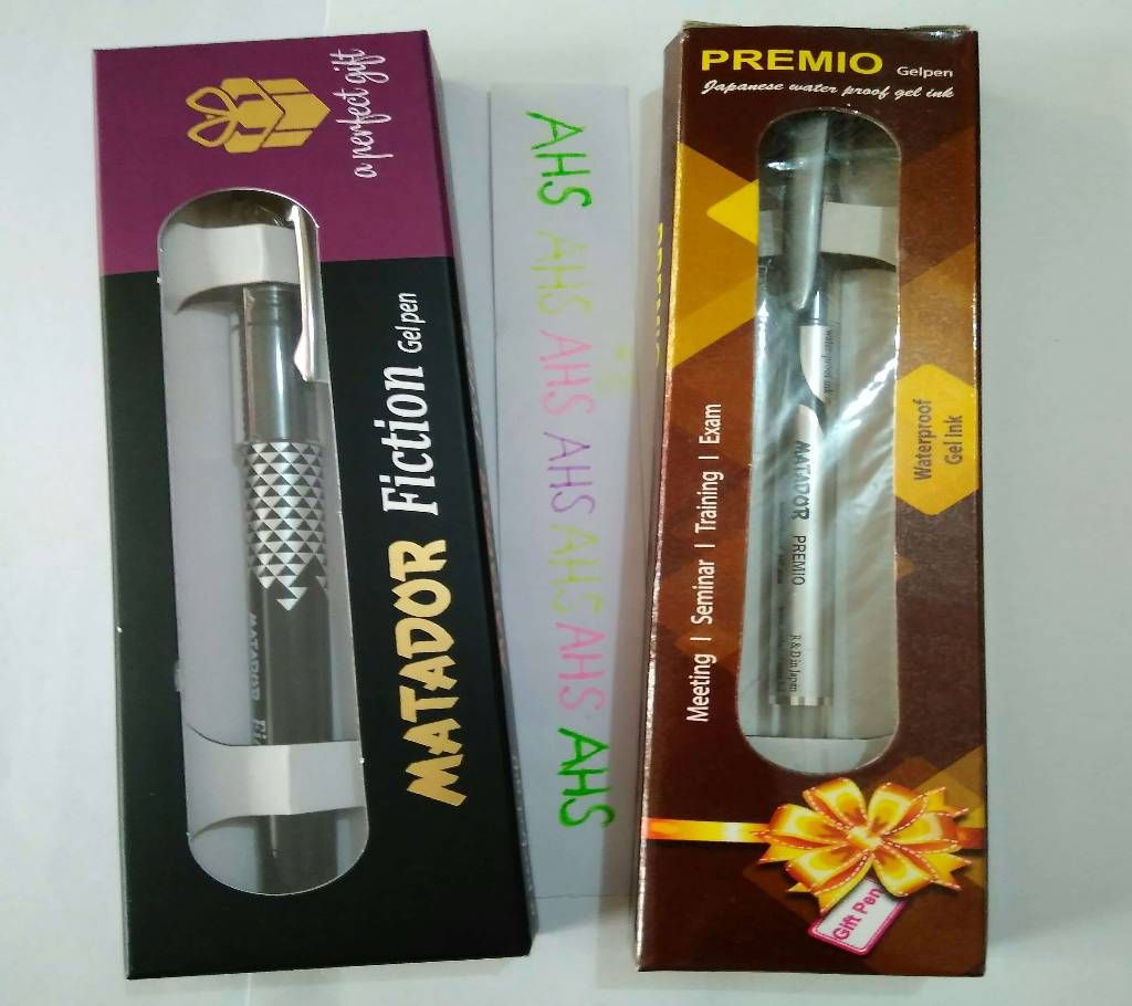 Matador Fiction & Premio Gel Pen (2 Pens)