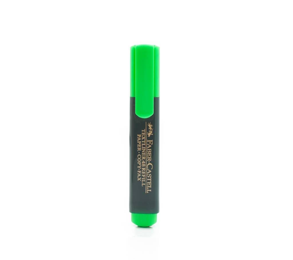 Faber Castell Textliner Green-10pcs (Pack Of One)