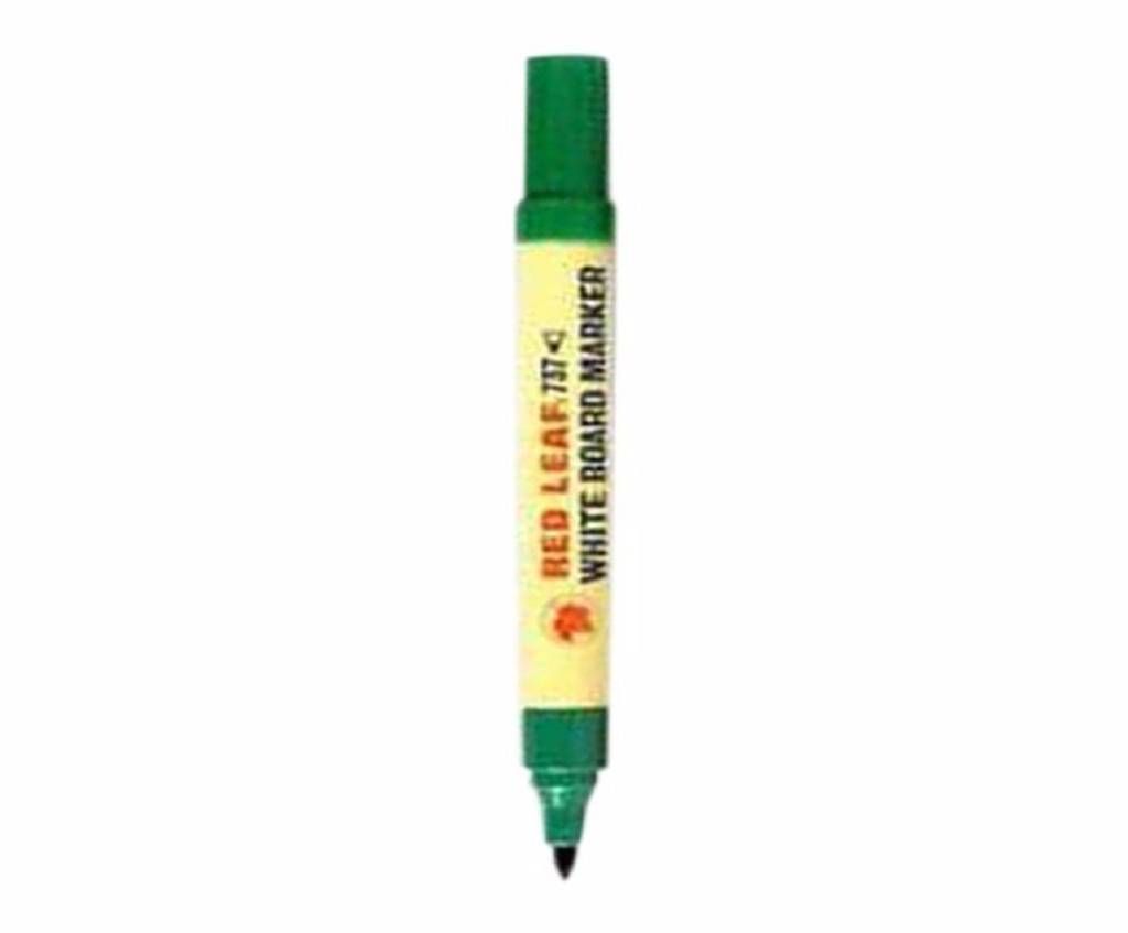 Red Leaf White Board Marker - Green-2pcs