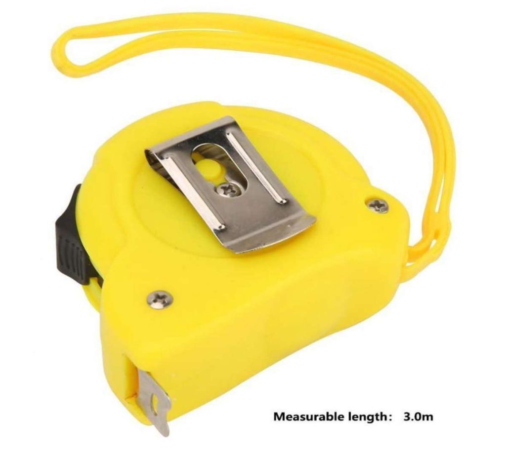 3.0m Retractable Stainless Steel Tape Measure Flexible Ruler Building Measuring Tool