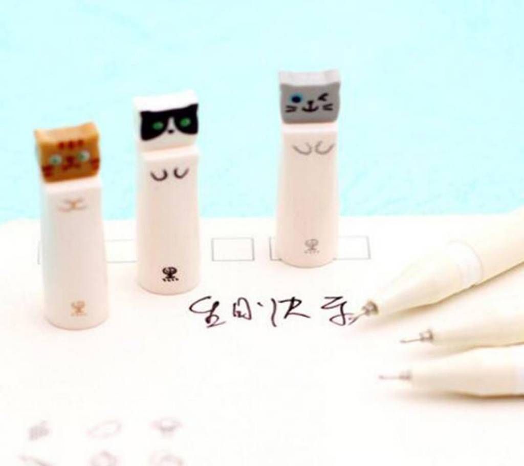 Cute Cat Gel pen (1 Piece)