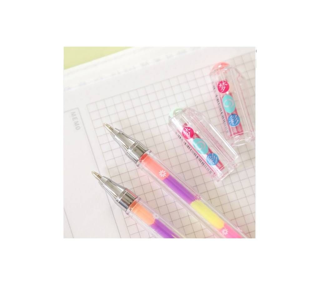 3Pcs Creative 6 Colors in 1 Gel Pen