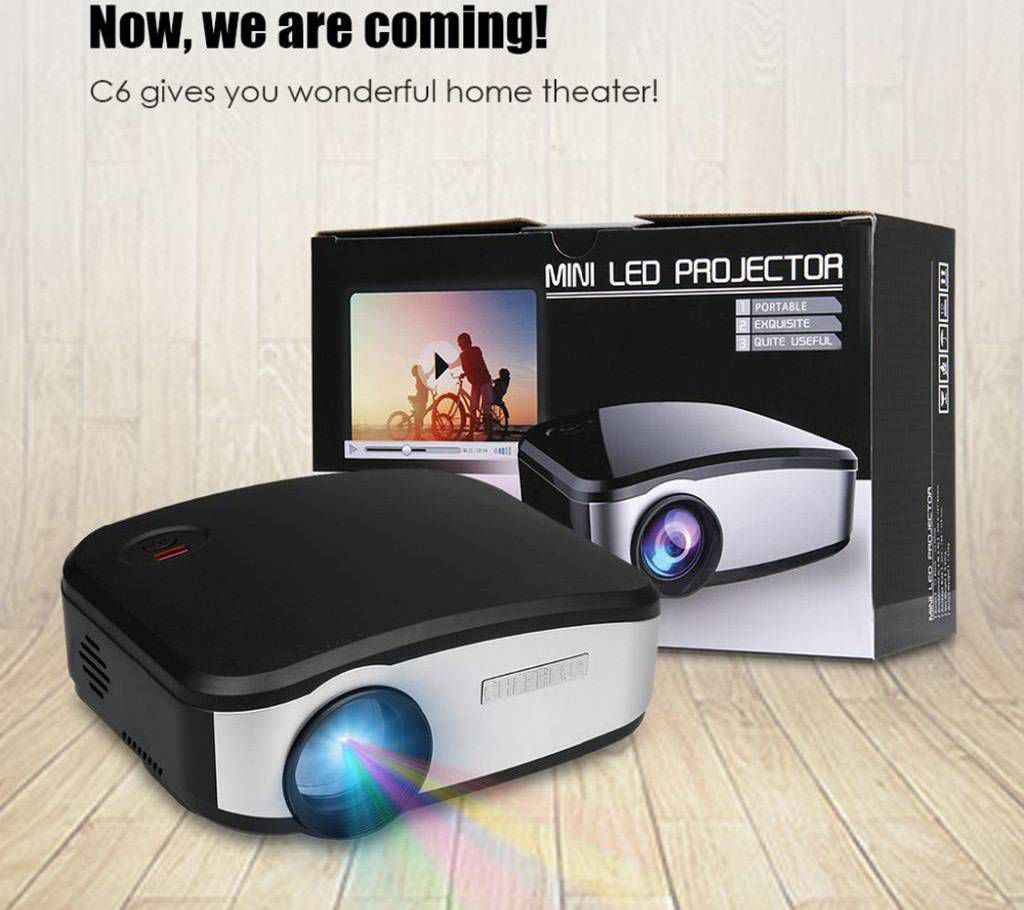 CHEERLUX C6 LED multimedia projector 