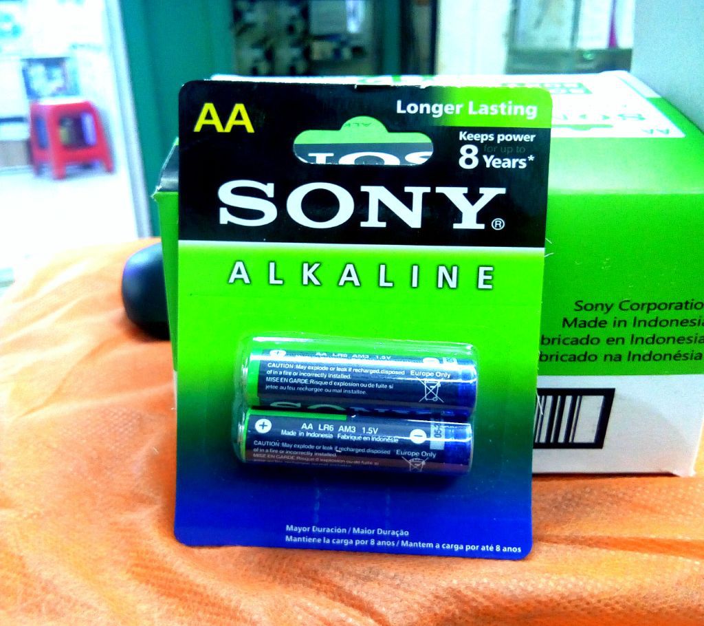 SONY AA 1.5V ALKALINE Batteries