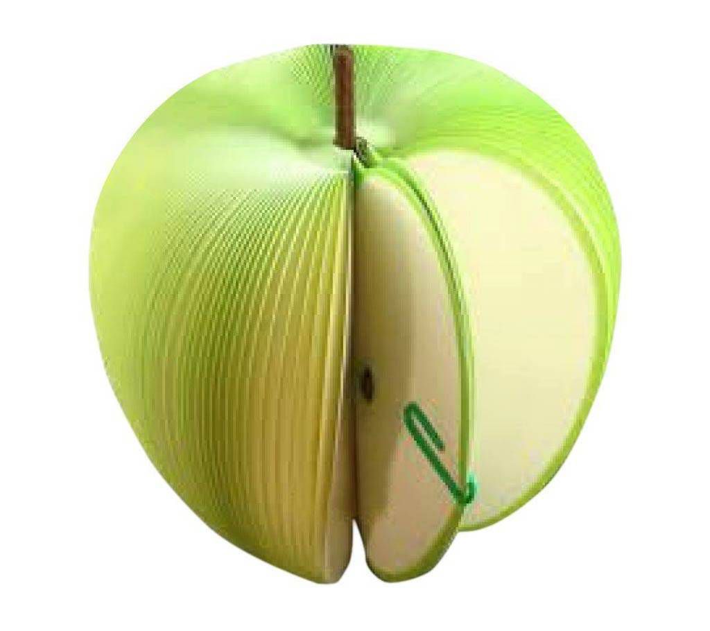 Green Apple Shaped Notepad 