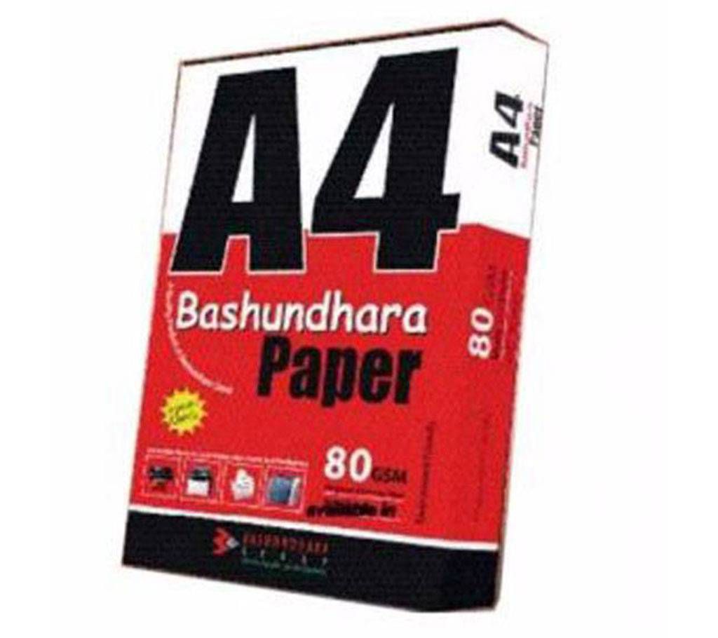 BASHUNDHARA 80GSM A4 SIZE paper (500 sheets) 