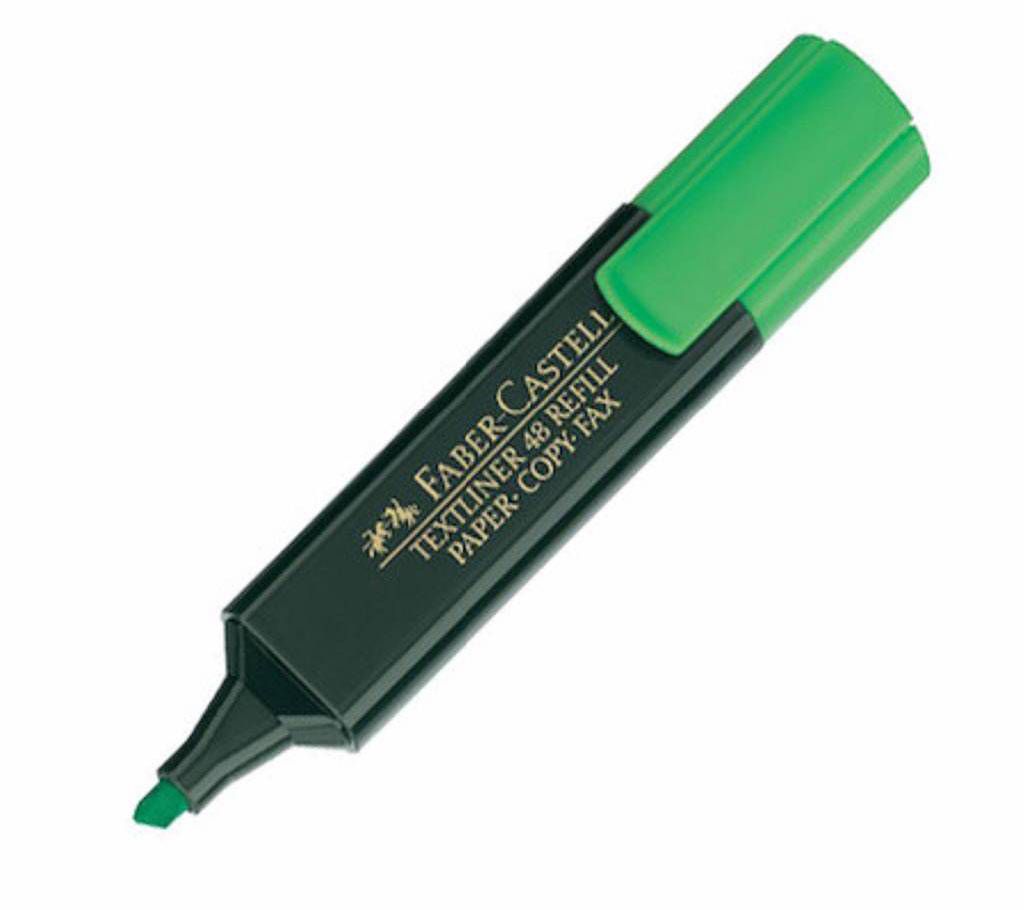 FABER CASTELL Green Color Text liner-10 pcs 