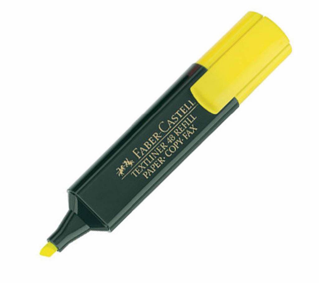 FABER CASTELL Yellow Color Text liner-10 pcs 