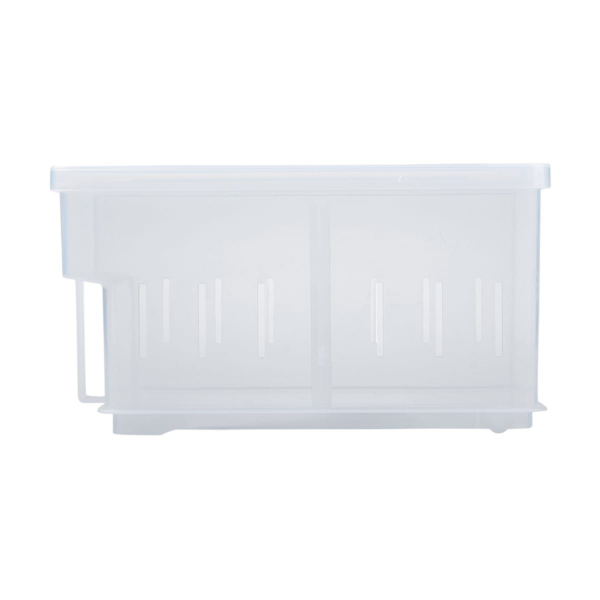 Roller Storage Basket with Handle Medium