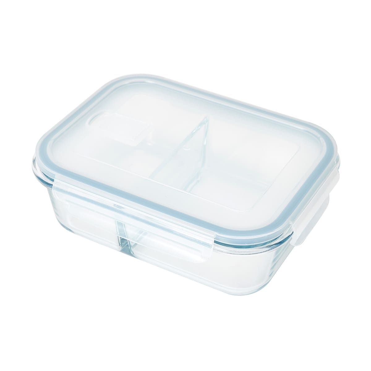 2 Compartment Glass Meal Prep Container