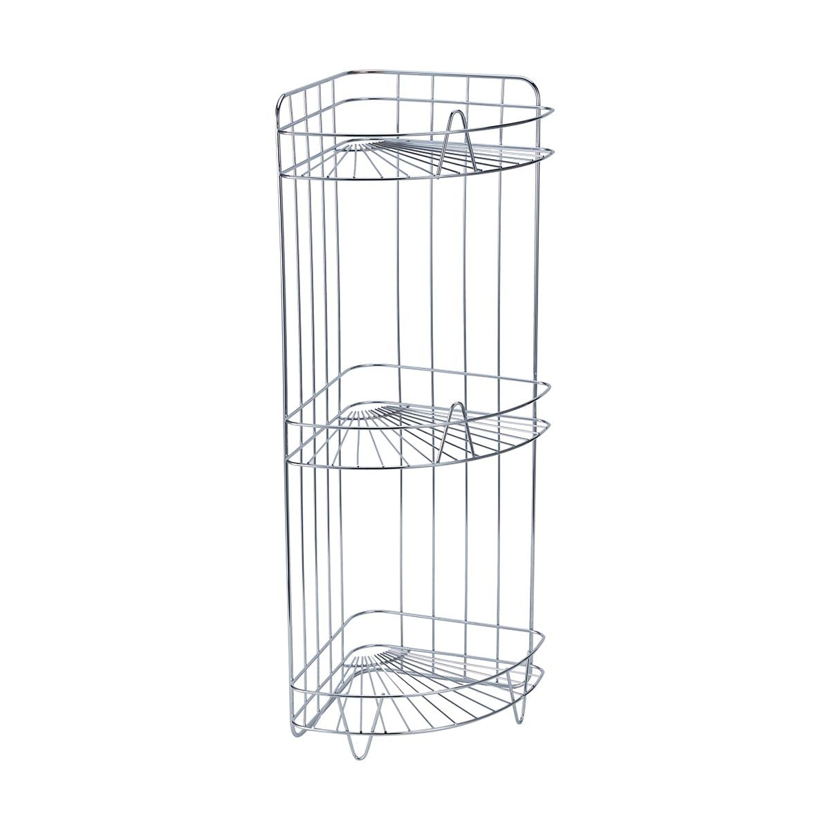 Wire Chrome Corner Caddy