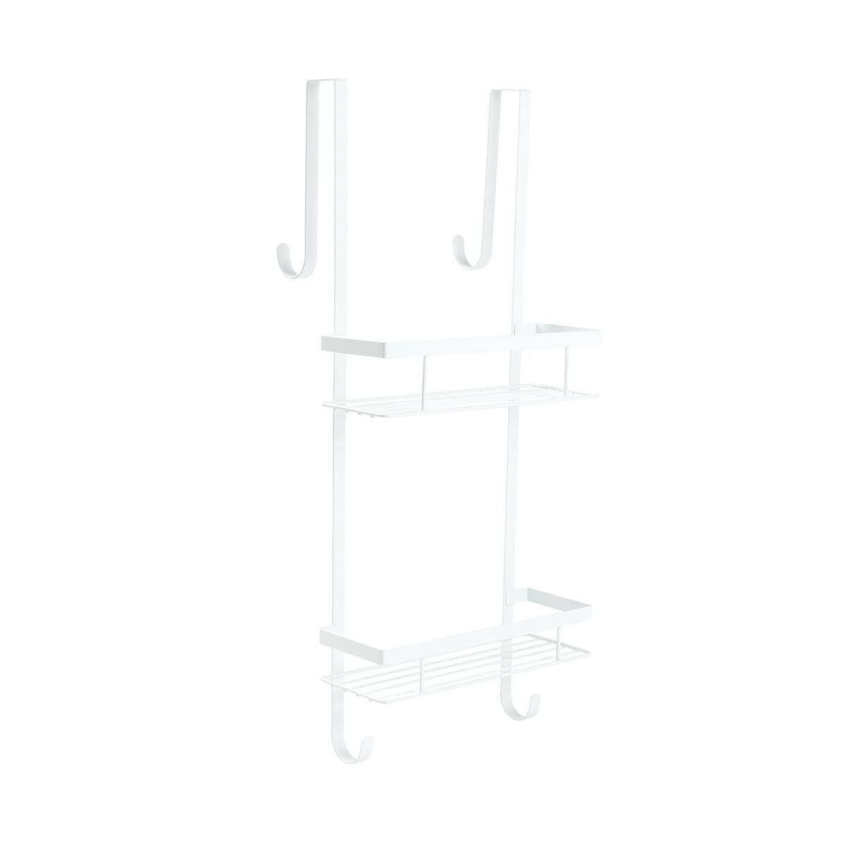 2 Tier Over Door Shower Caddy - White