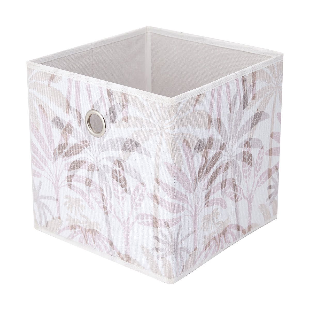 Collapsible Storage Cube - Fan Palm