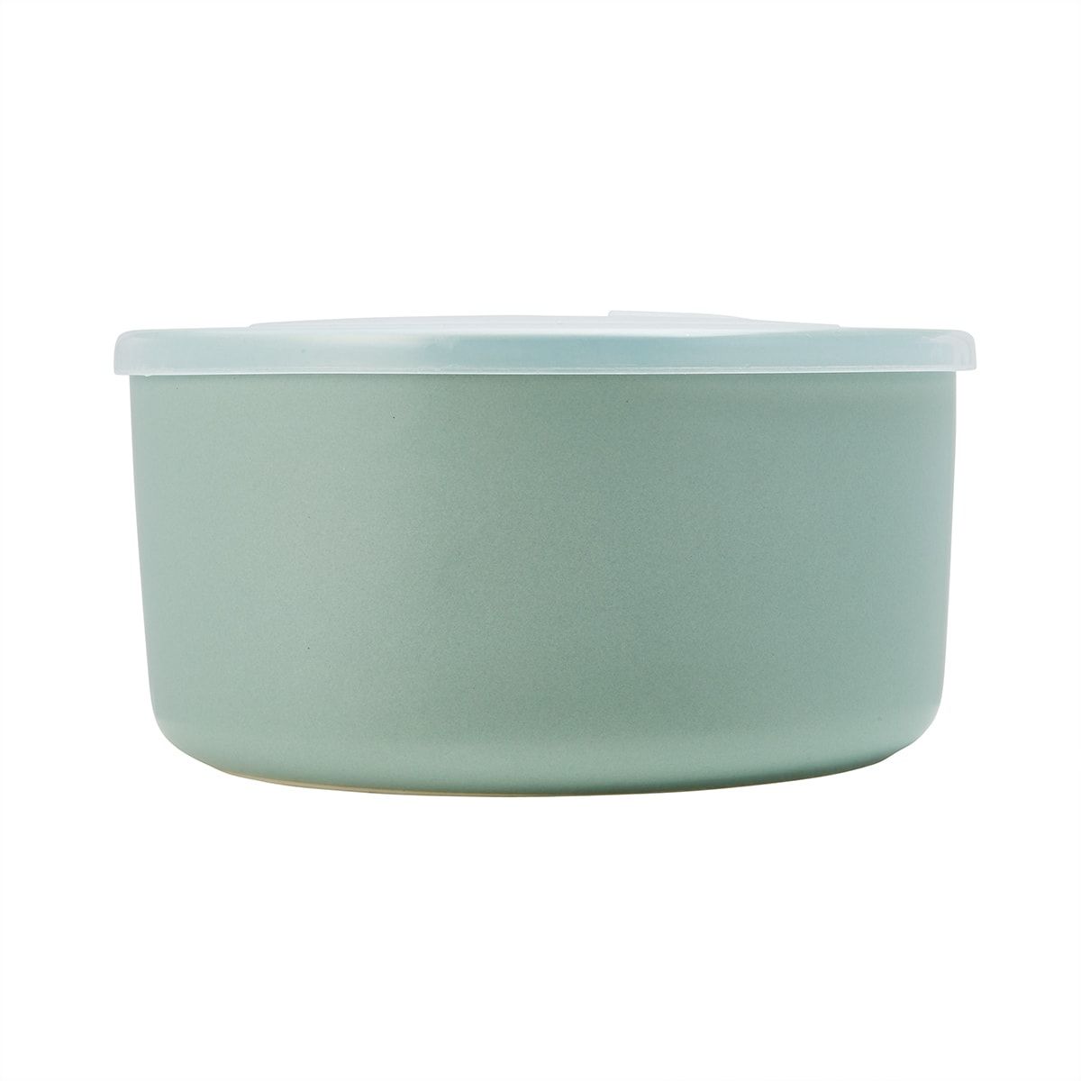 800ml Sage Porcelain Bowl with Lid