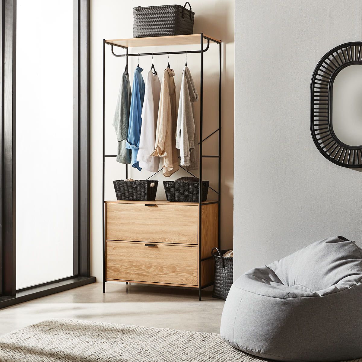 Egon Wardrobe with Drawers