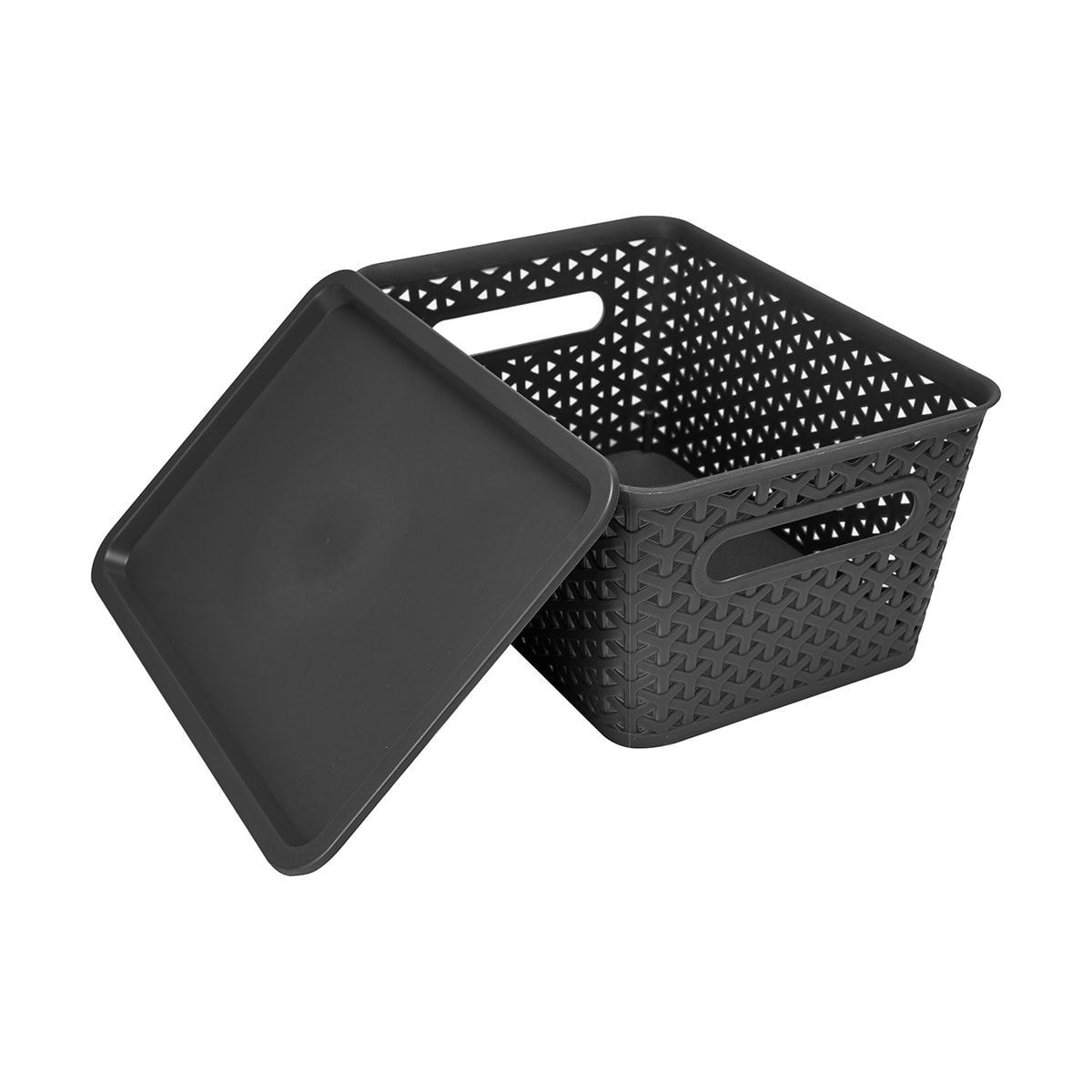 Storage Container with Lid - Small, Grey