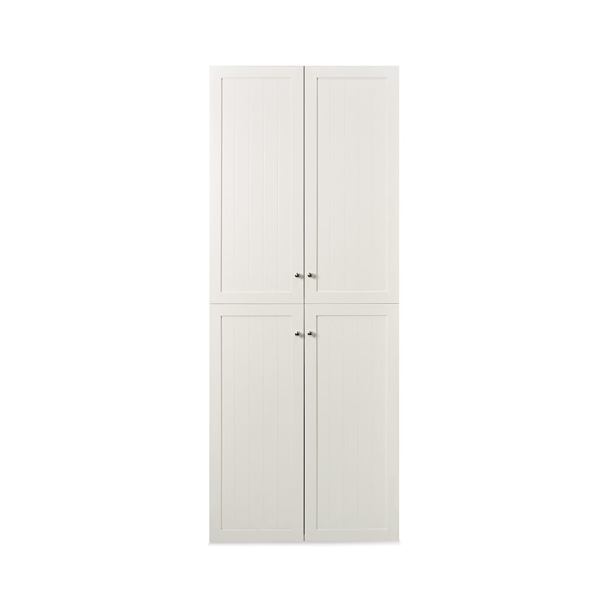 Set of 2 Modular Wardrobe Doors - White
