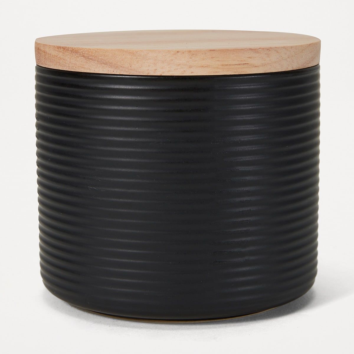 Small Black Linear Canister