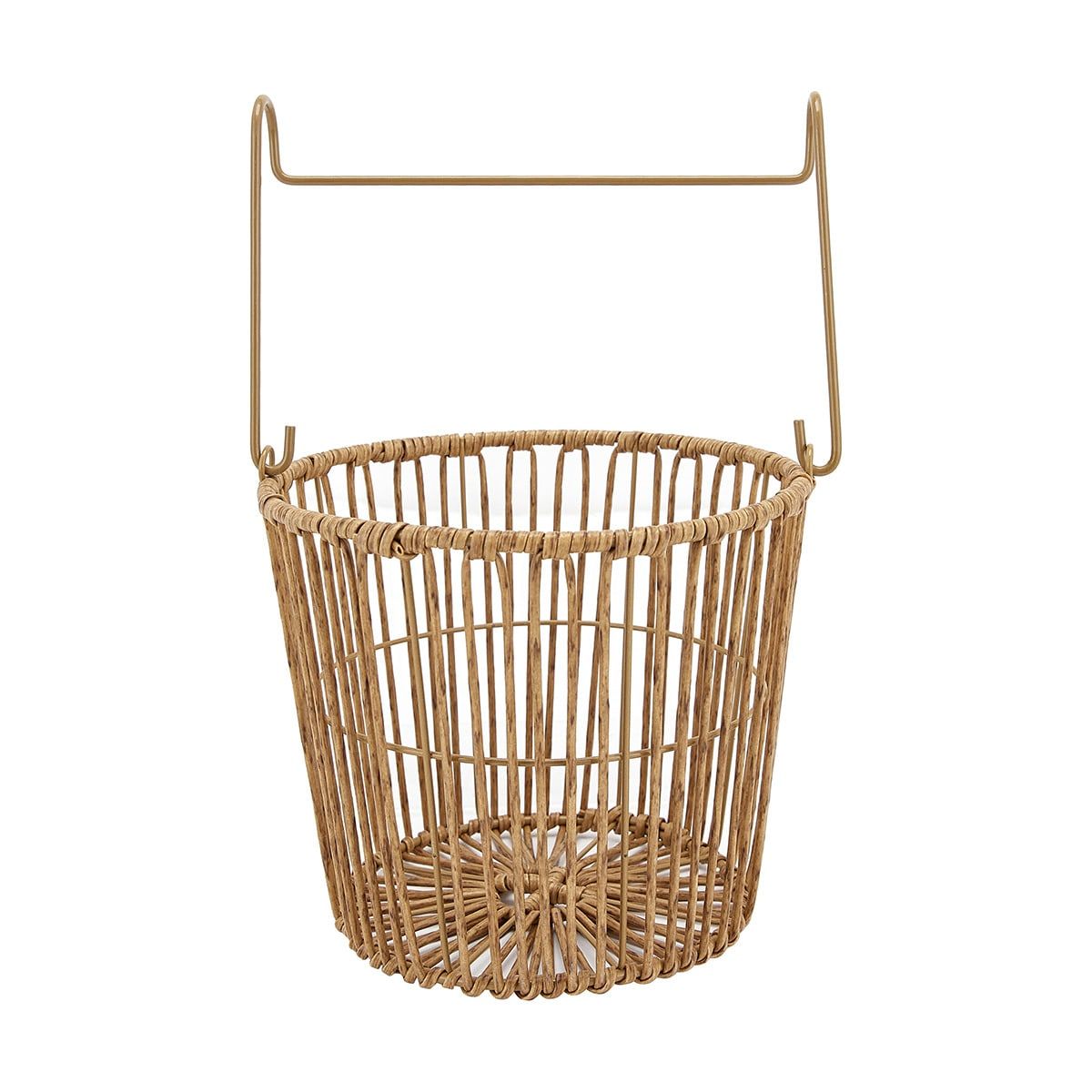 Rattan Look Peg Basket