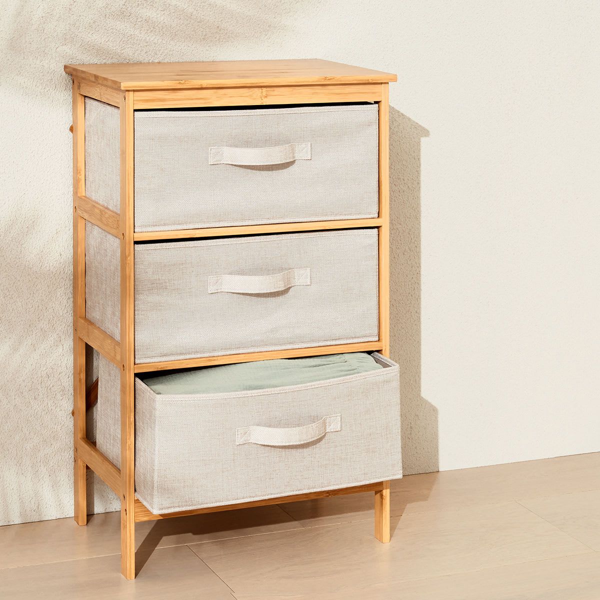 3 Drawer Bamboo Chest